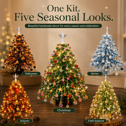 Twinkle Tree Kit — DIY Beaded Holiday Tree