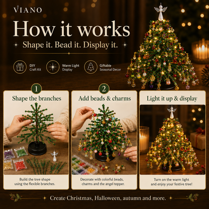 Twinkle Tree Kit — DIY Beaded Holiday Tree